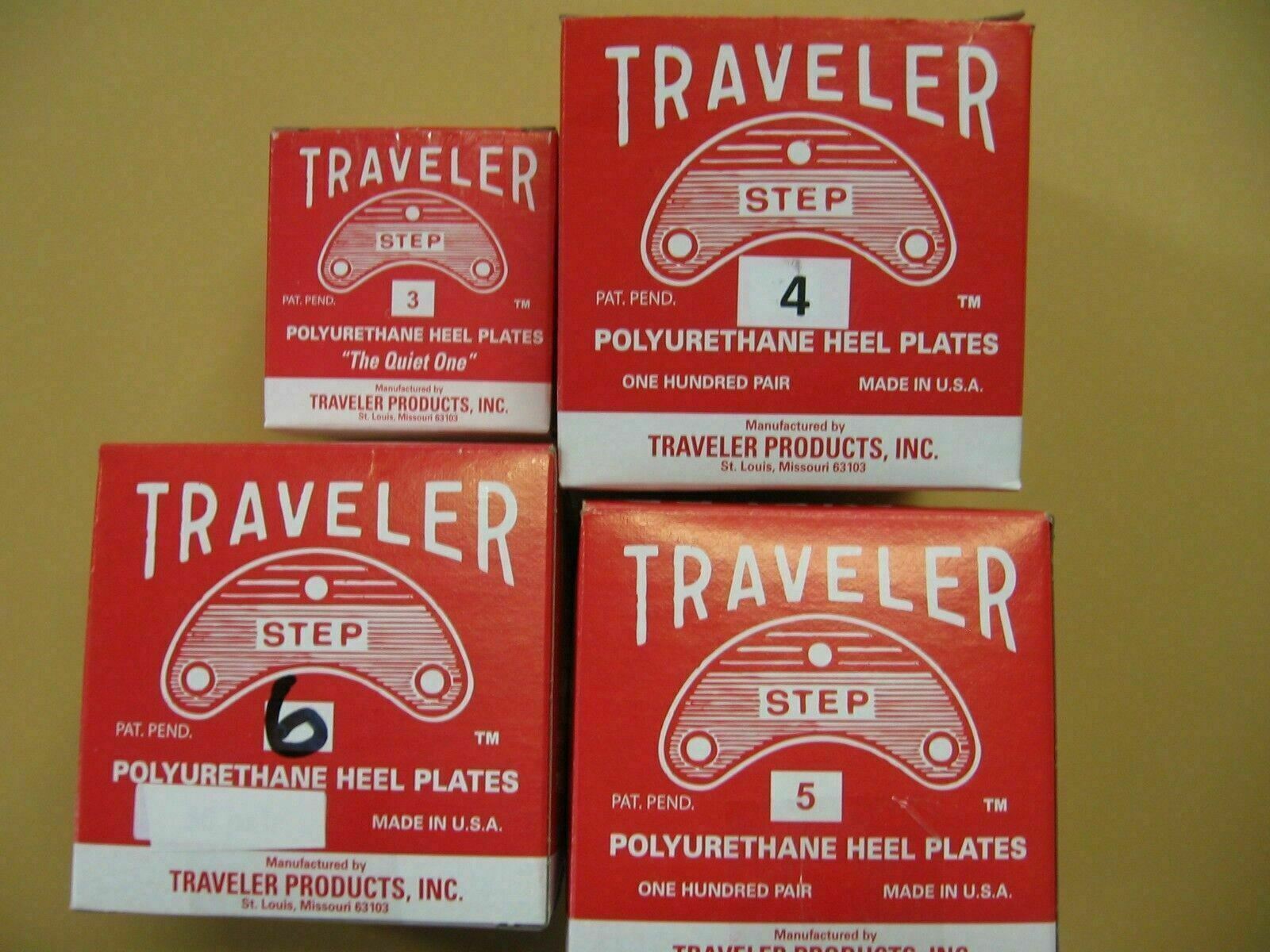 Polyurethane Heel Plates -Heel Savers Self Adhesive 5 pairs with nail option