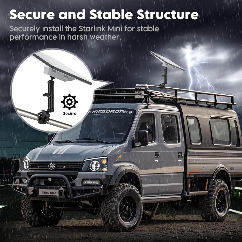 Adjustable Clamp for Starlink Mini
