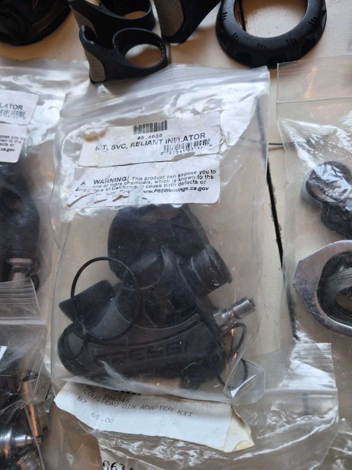 Huge Lot of Scuba Diving Equipment - Mares, Oceanic, Atomic, Apollo & More! Read