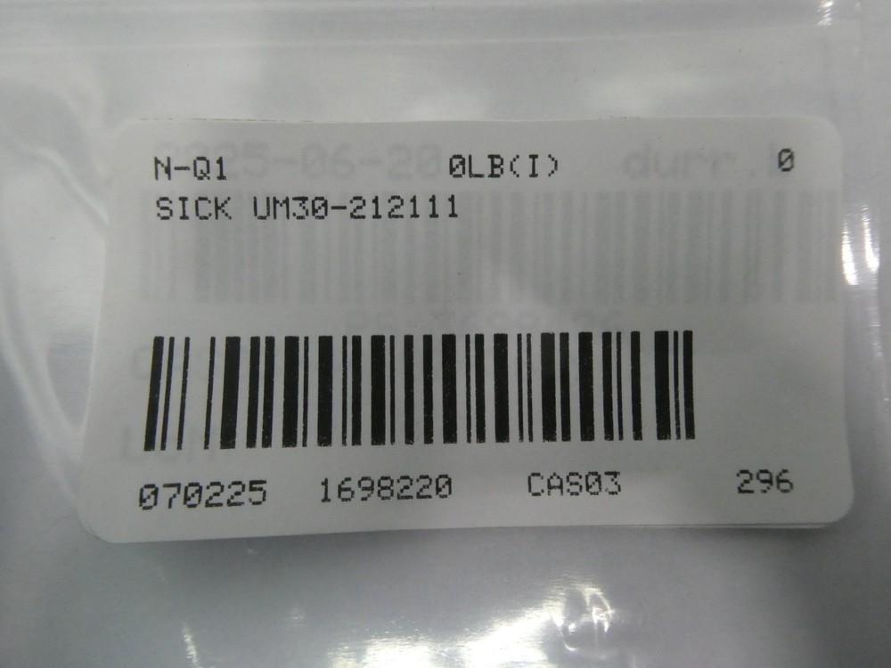 Sick UM30-212111 Proximity Sensor 9-30v-dc