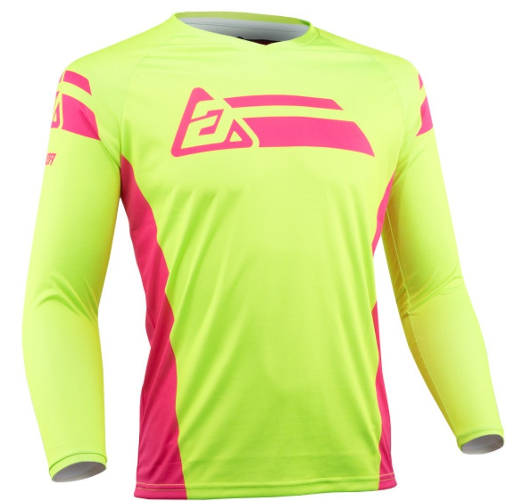Answer Syncron Moda Youth MX Offroad Jersey Hyper Acid/Pink
