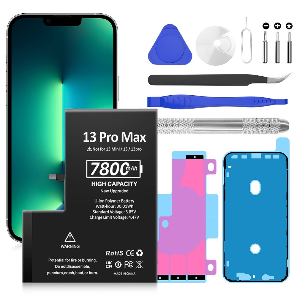 For Apple Replacement Internal Battery For iPhone X, 7 ,13 Pro Max