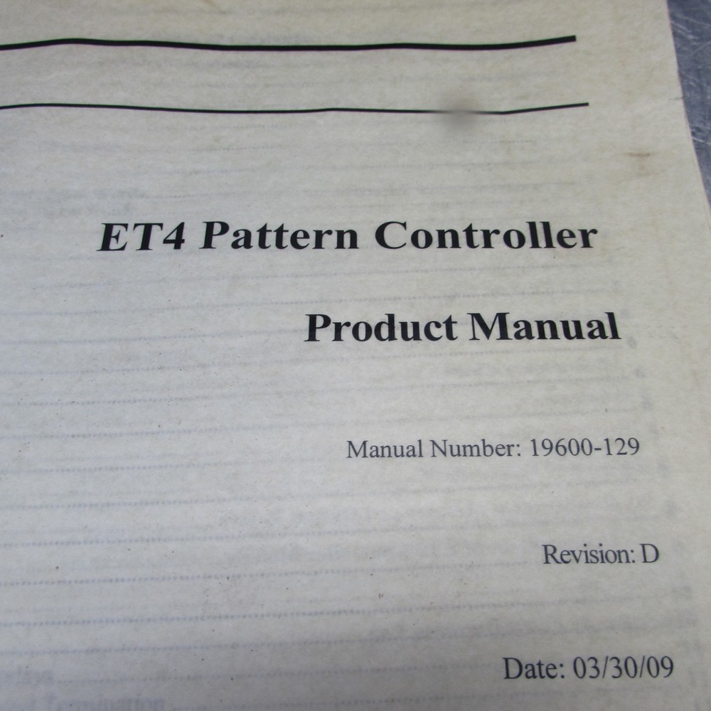 NEW! Astro Packaging ET-4 ,120/240V Pattern Controller, 77130, MAKE OFFER!