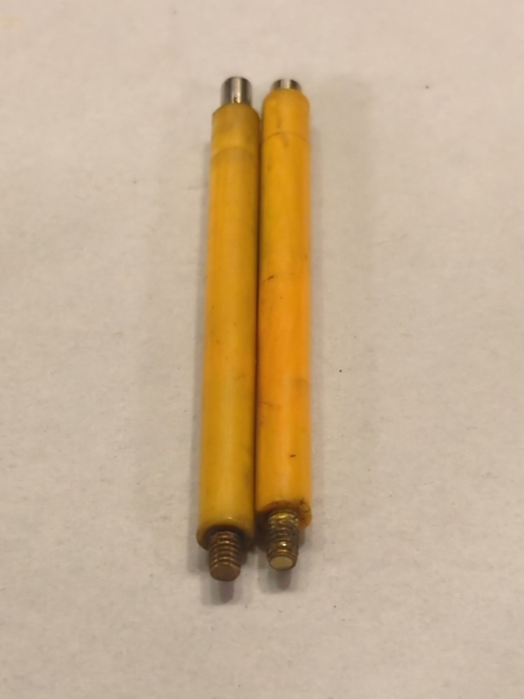 Vintage Threaded Dial Indicator Contact Point Magnetic Extensions (Qty 2)
