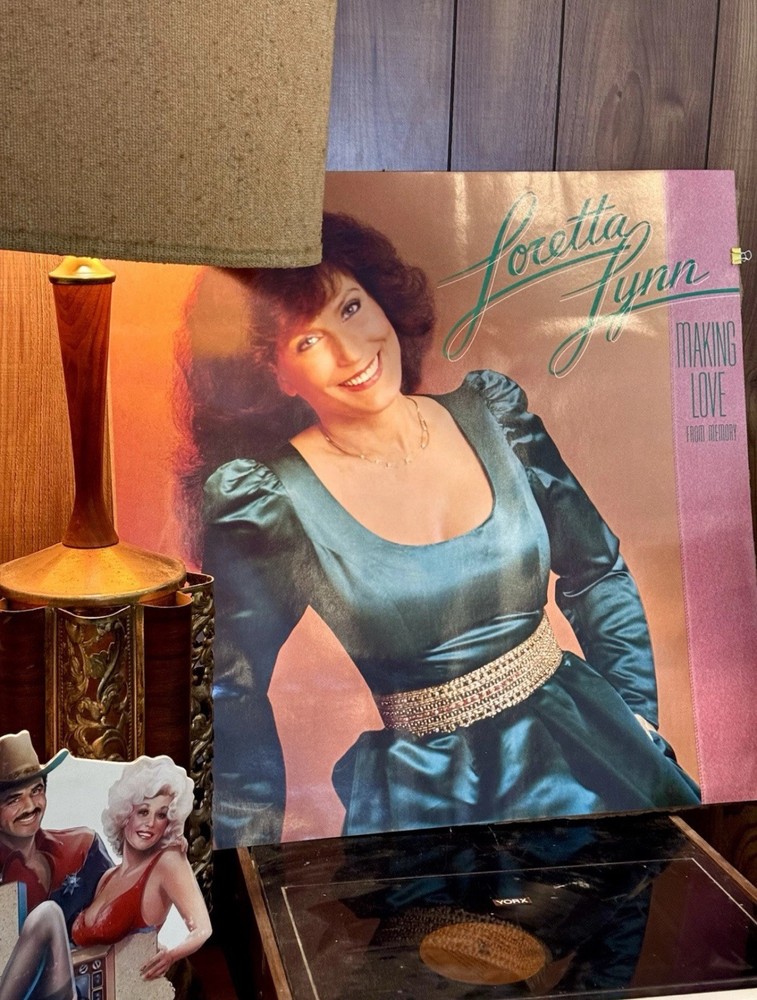 RARE LORETTA LYNN POSTER 1982 MAKING LOVE FROM MEMORY