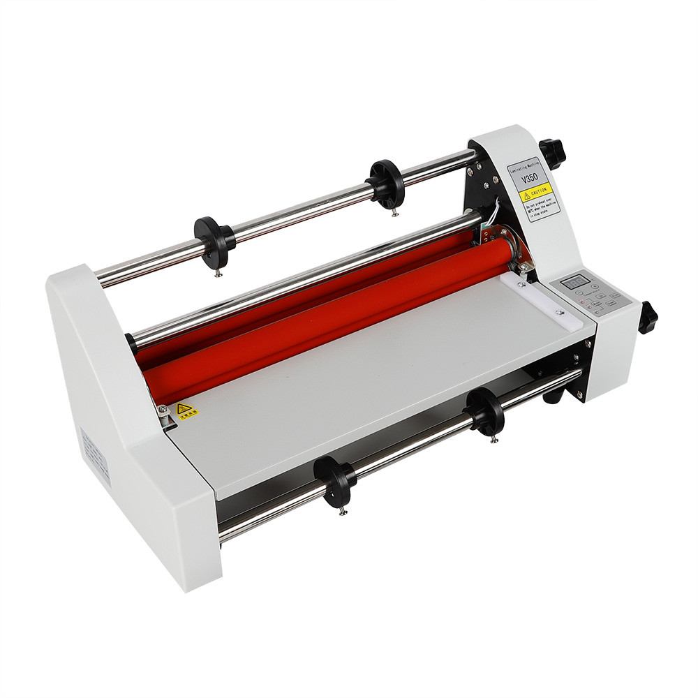 Hot Cold Roll Laminator Single & Dual Sided Digital Display Laminating Machine