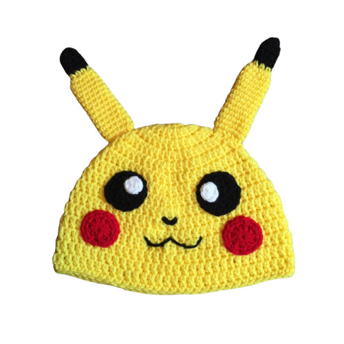 Crochet Pikachu Hat All Sizes Available