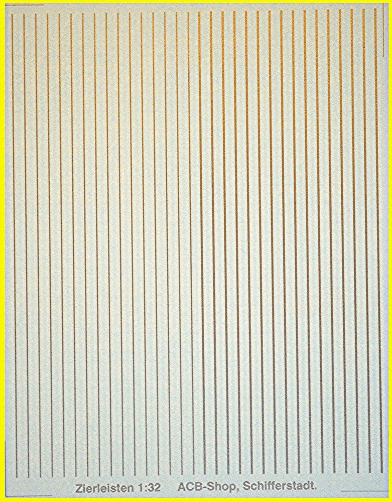 Decorative Stripes Silver 1-32 Decals Decals
