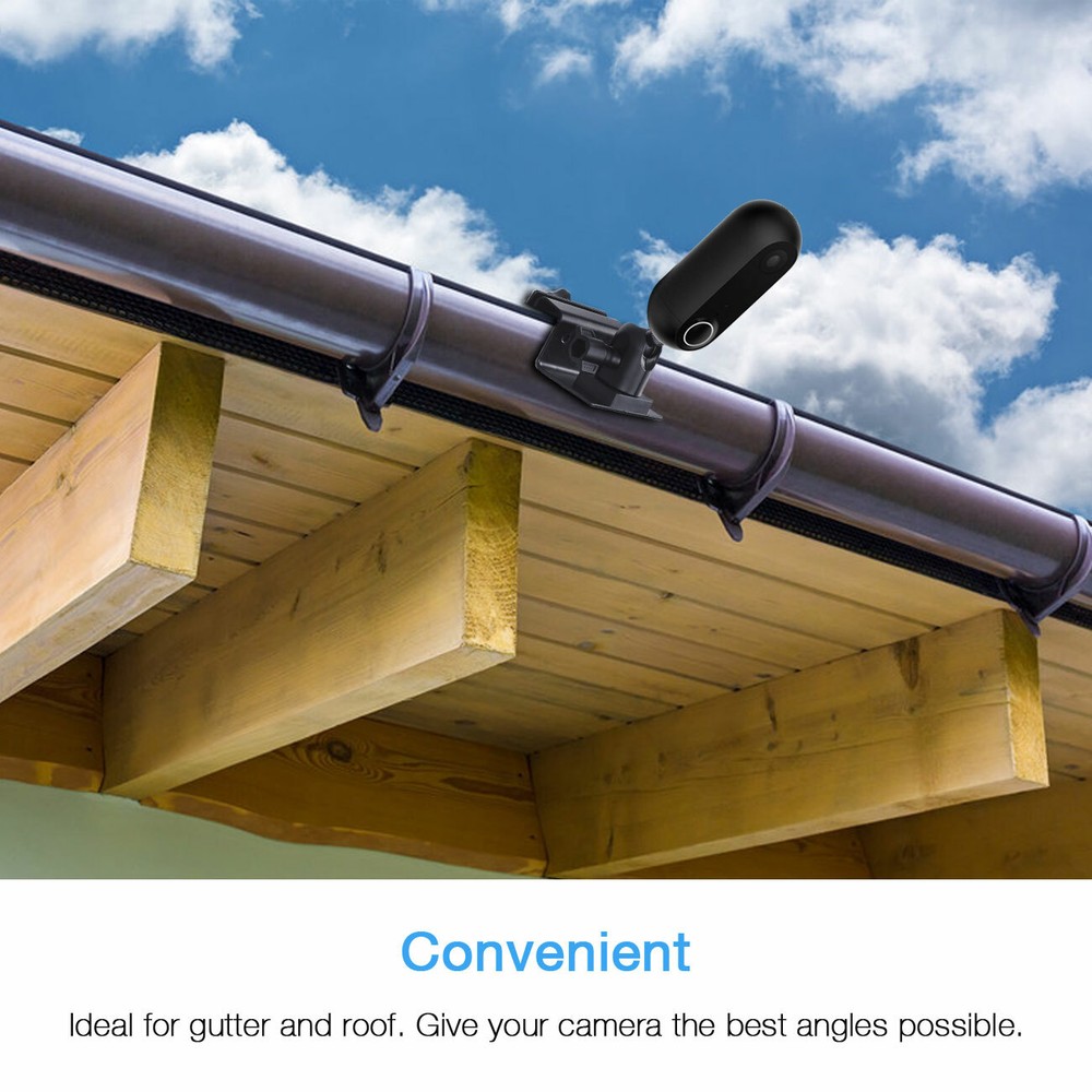 HOLACA Gutter Mount Bracket for CANARY: Flex Indoor Outdoor HD Security Camera