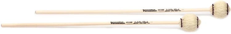 Innovative Percussion IP3105B Ludwig Albert Medium Marimba Mallets - Off-white