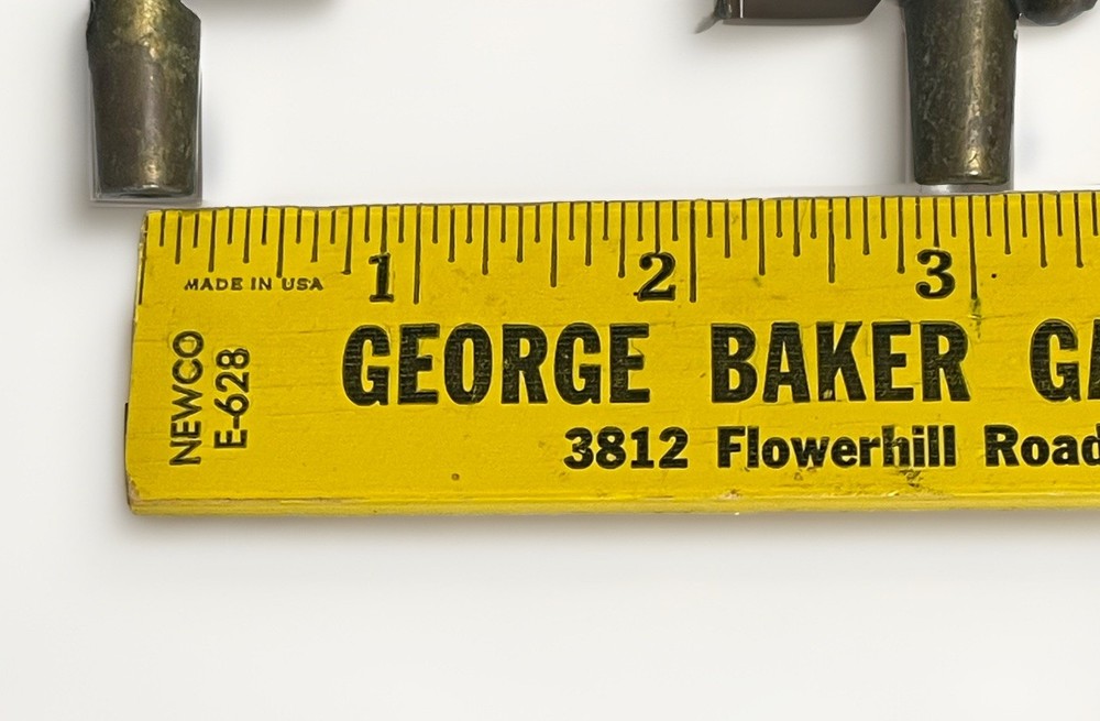 Amerock Vintage Cabinet Handle Drawer Pull Burnished Solid Brass 742-1