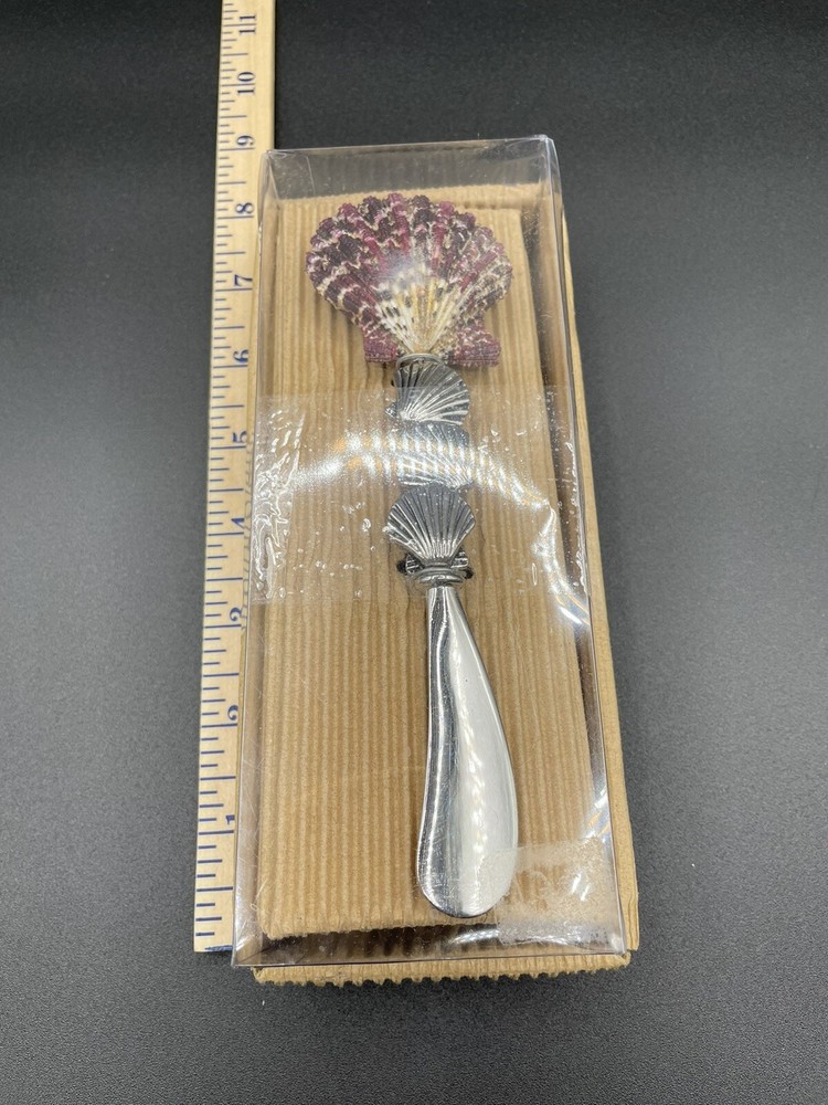 Sea Shell Cheese Knife By Mudpie NIB