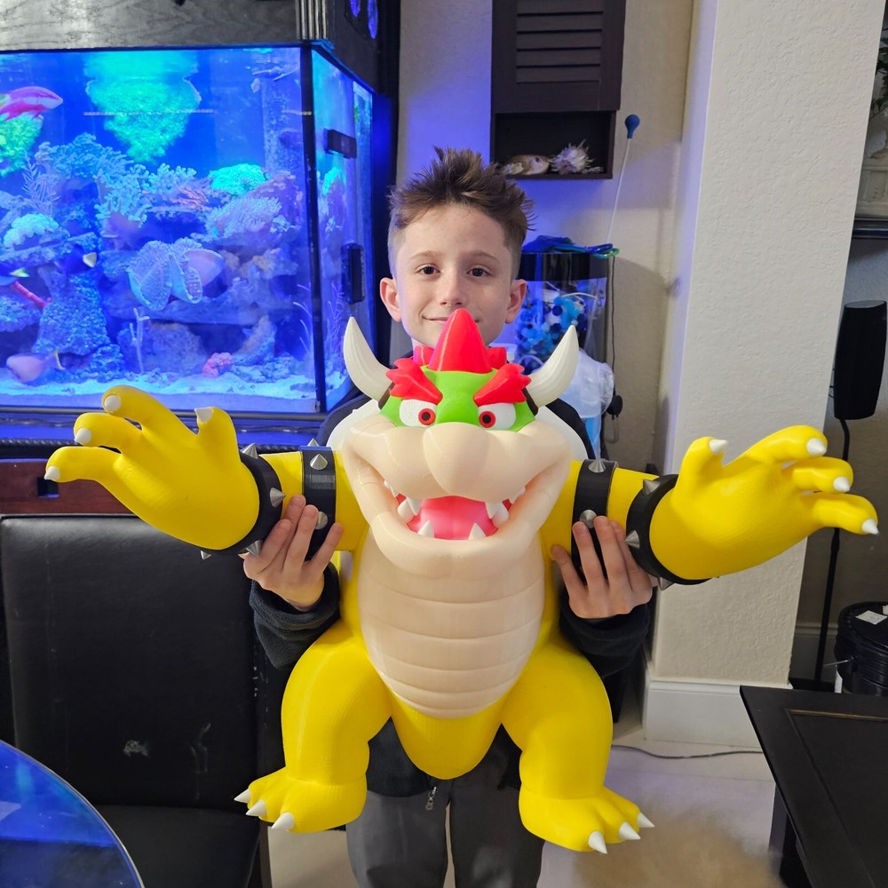 Bowser From Mario! - 3D Printed! - Small – A Colossal Marvel!