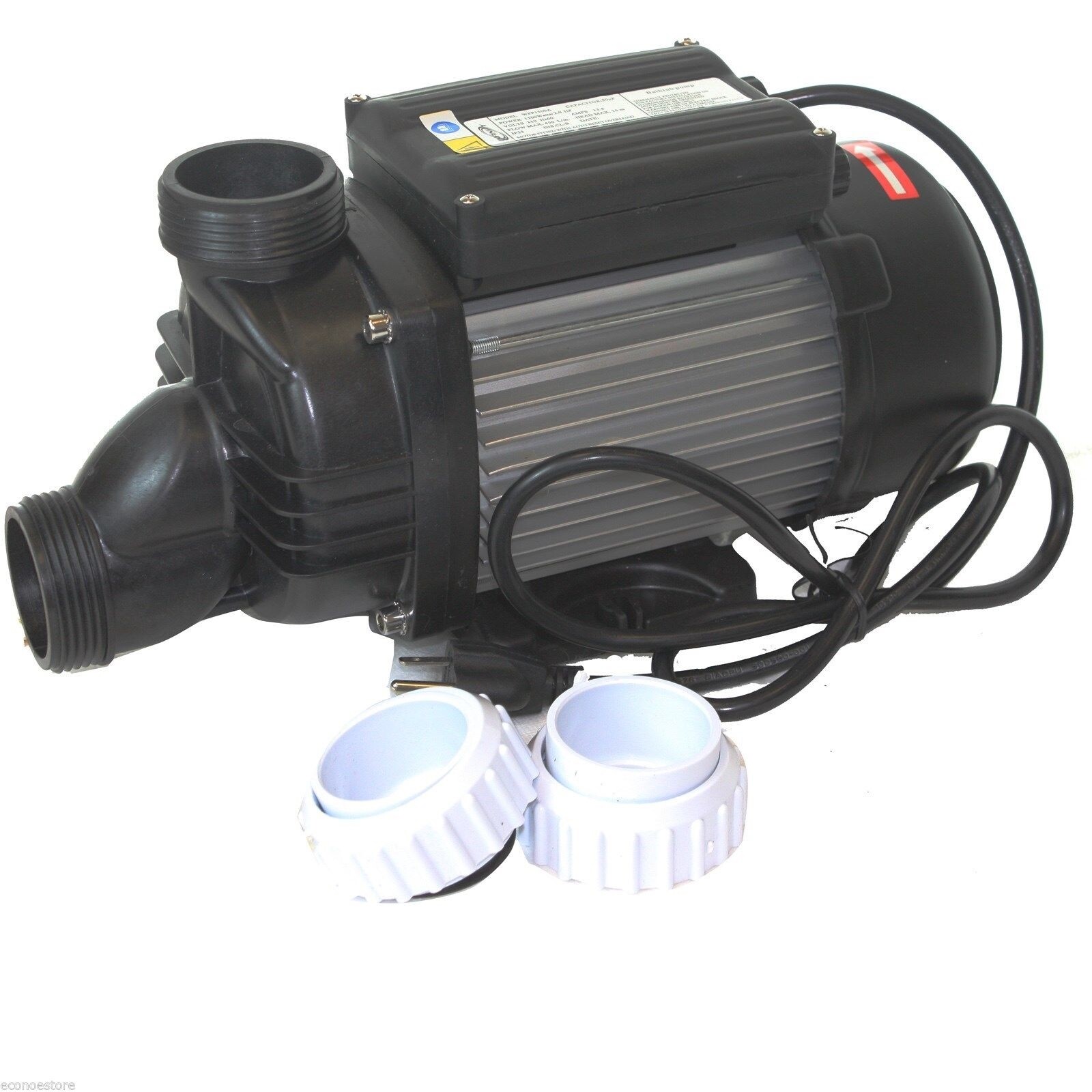 Whirlpool Bath Tub SPA Pump 2HP 1500W 110V 7020GPH Water Pump w/ Air Switch