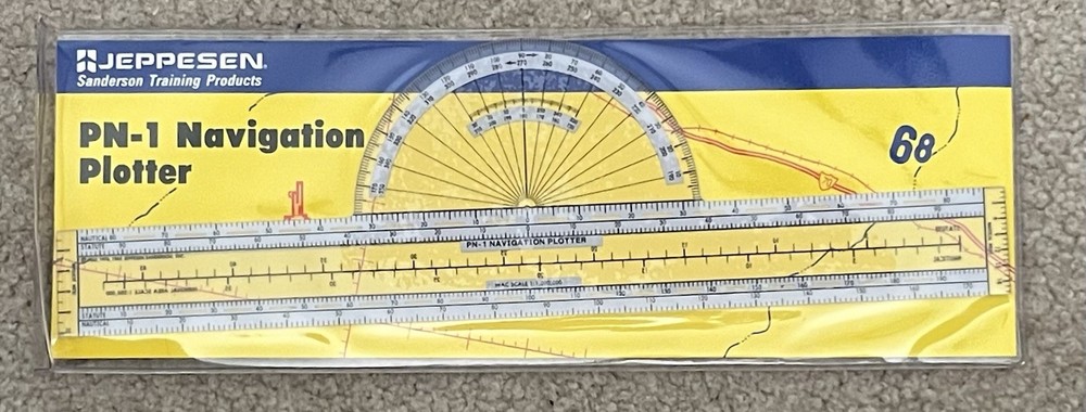 Jeppesen - PN-1 Navigation Plotter  Sanderson Training Products - Airplane Pilot