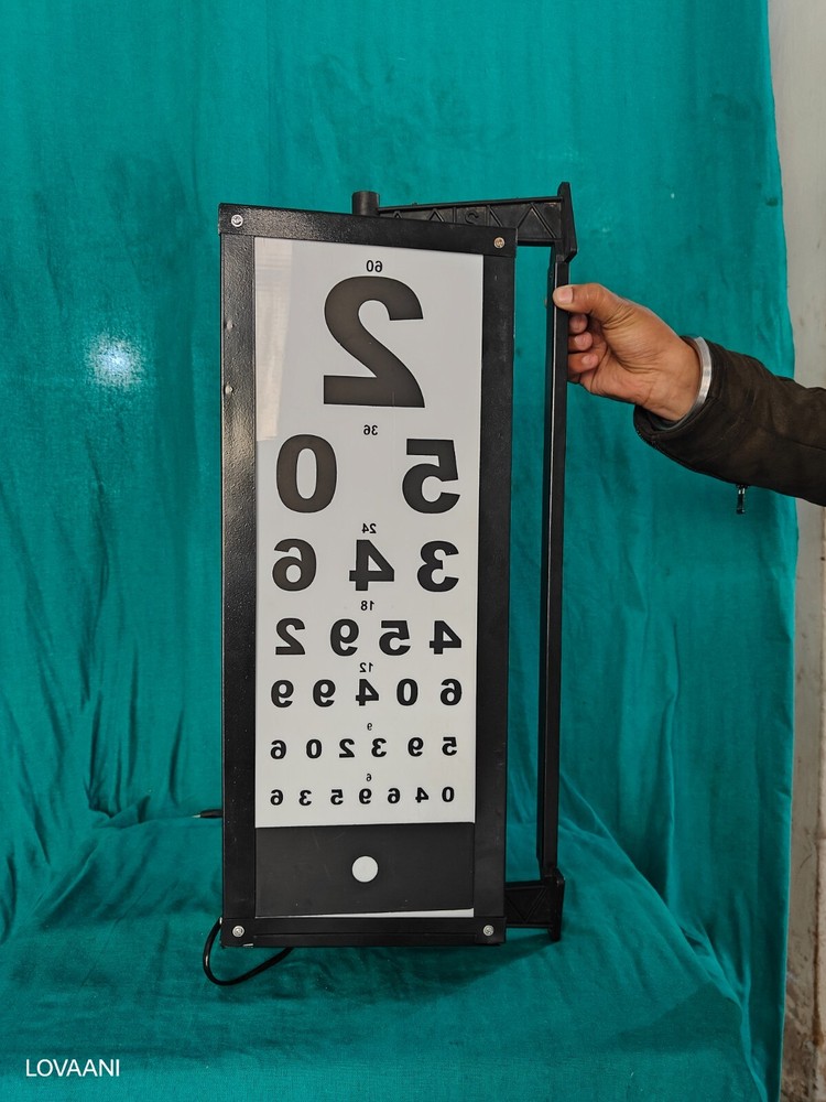 Rotating Eye Vision Drum – Eye Test Chart for Optometry & Eye Exams