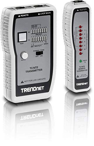 TRENDnet Network Cable Tester, Tests Ethernet, USB Cable, Multicolor