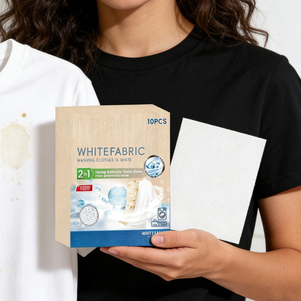 White Fabric Dye - 10 Sheets Laundry Sheets for White Fabric Care