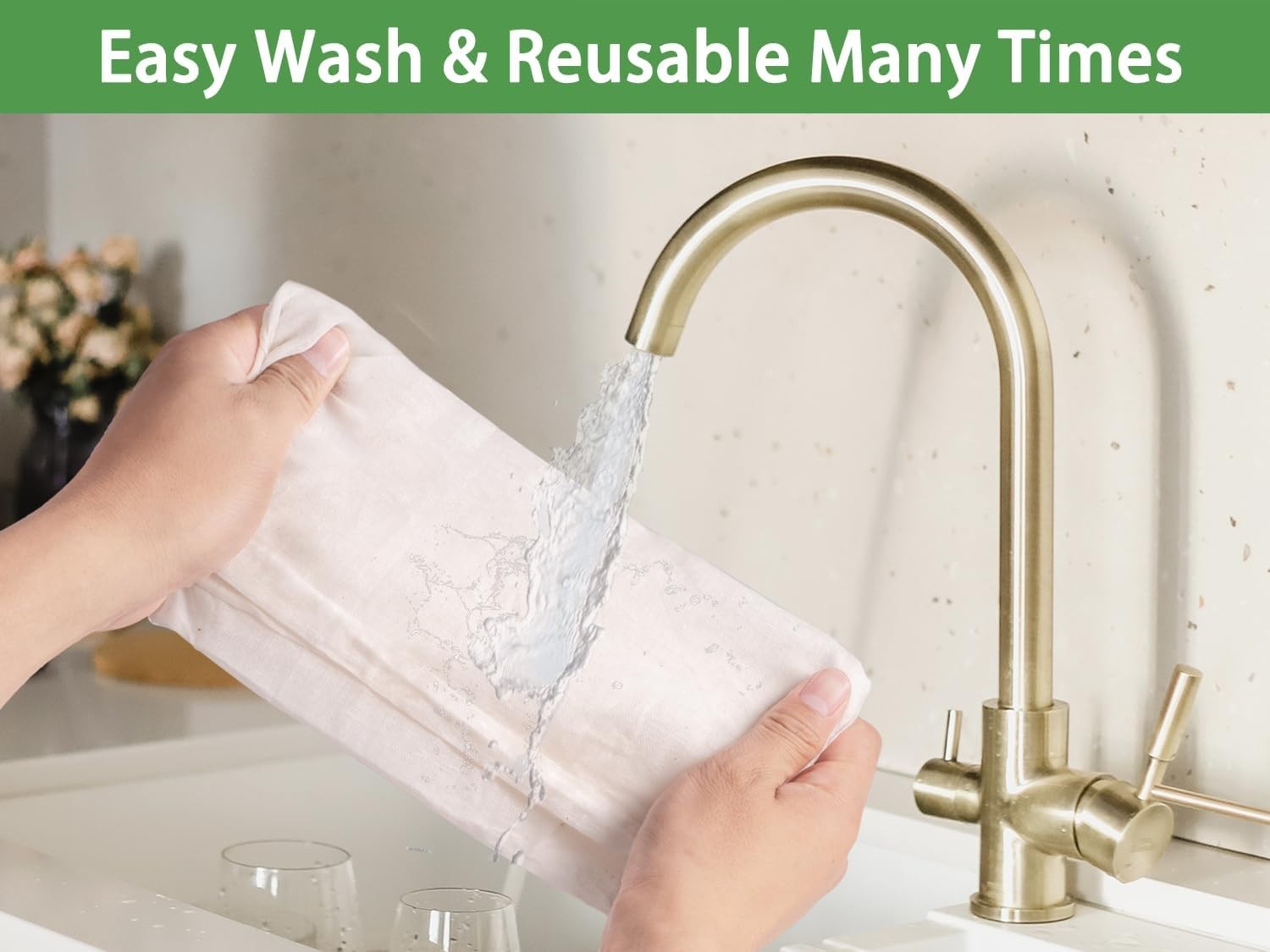 Organic Cheese Cloth 36x36”– GOTS Certified, Grade 100, Unbleached Cotton Muslim