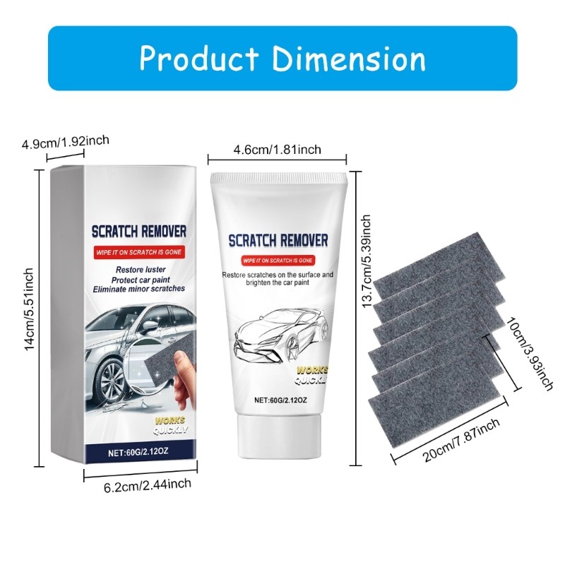 Comprehensive Car Scratch Remover System Scratch Fixing set Scratch Repair Tool