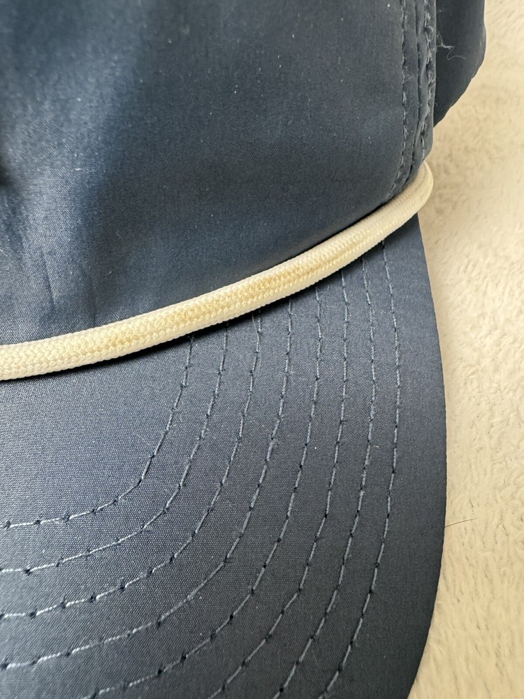 IIWII Golf Hat Cap SnapBack Blue One Size Adjustable Rope Logo