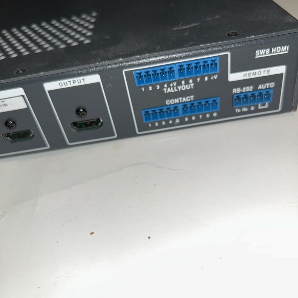 Extron SW8 HD 4K - 8 Input HDMI Switcher