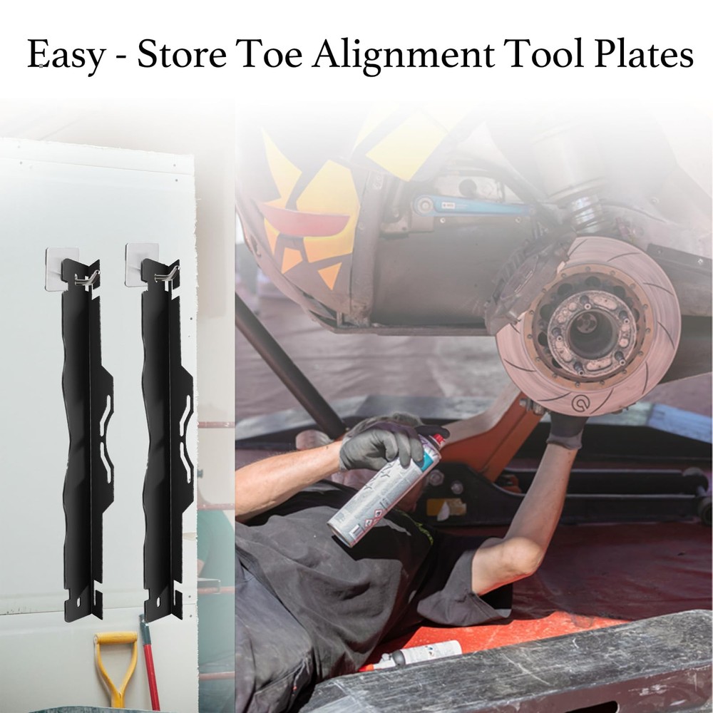BIUNIE Precision Toe Alignment Tool Kit - Professional Grade Wheel Black