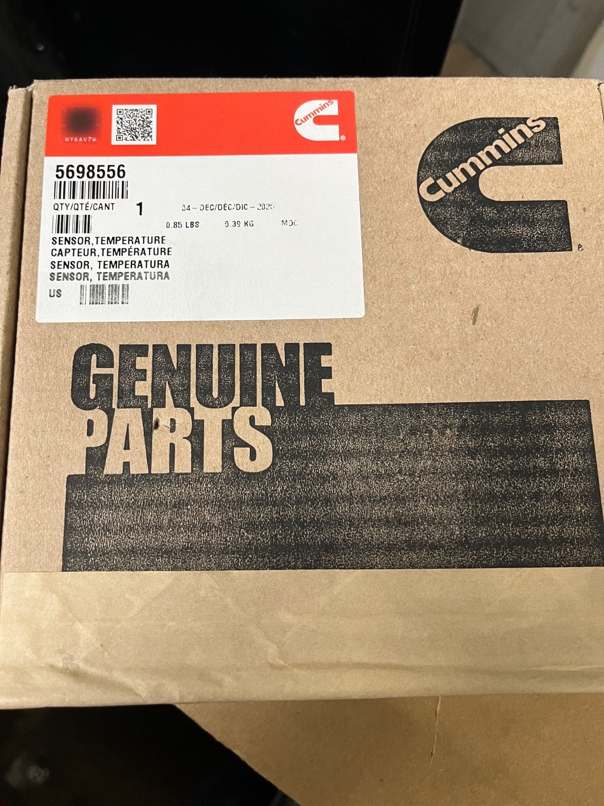 CUMMINS 5698556 DPF TEMP SENSOR MODULE NEW IN UNOPENED BOX