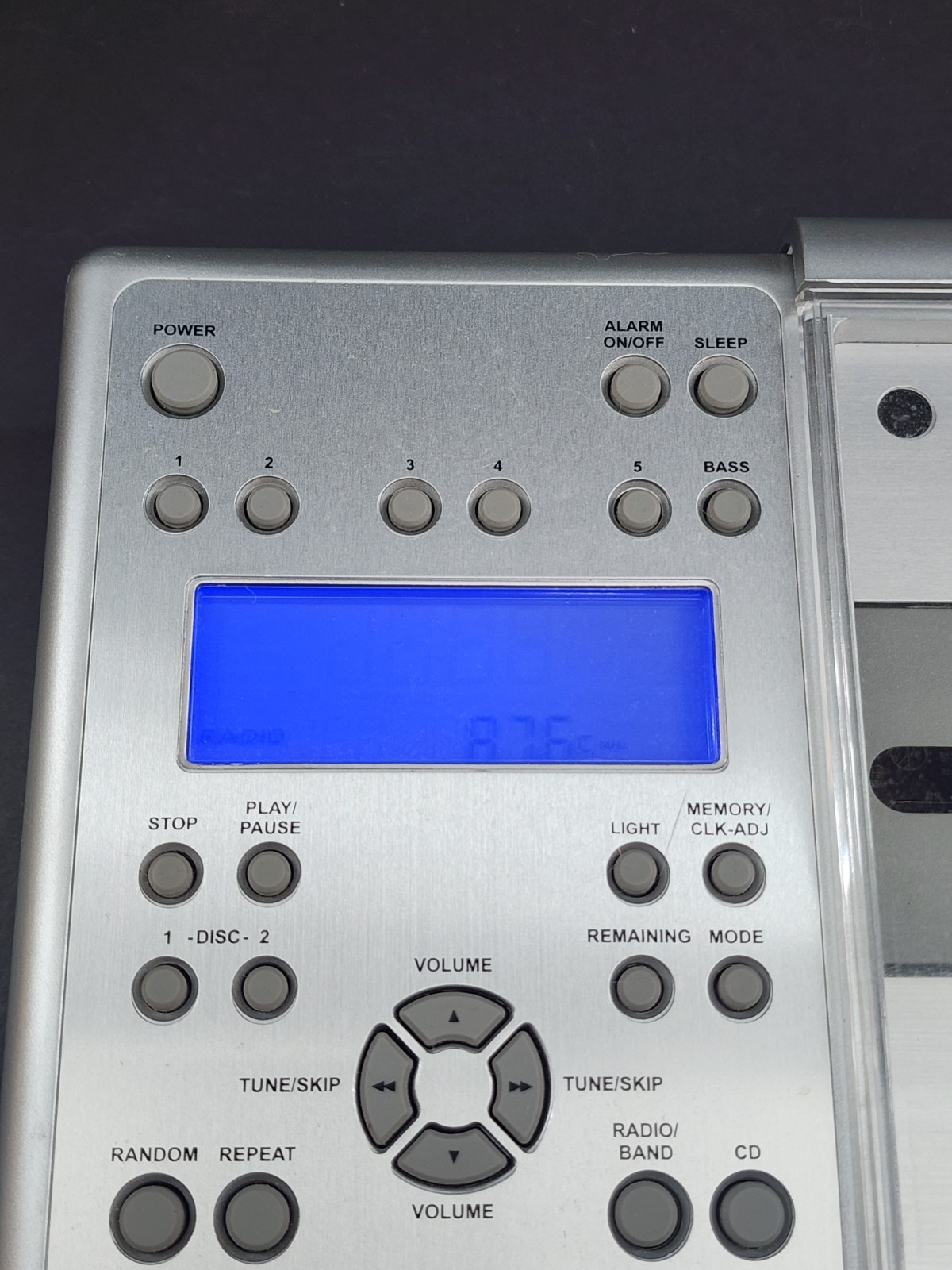 Sharper Image Twin CD Player AM/FM Stereo Shower Companion Water Resistant SI742