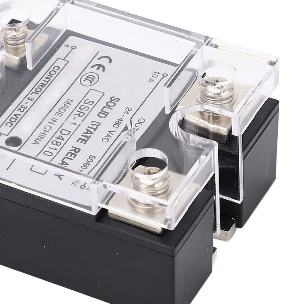 10A Solid State Relay DC Control Semiconductor Relay Module 24-480VAC Part