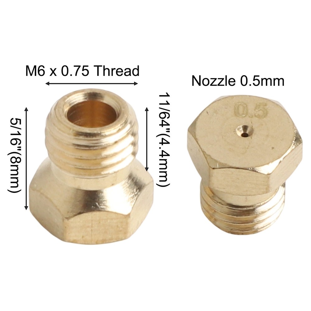 20 Piece Nozzle Set for LPG Burners Suitable for Various Cooking Needs
