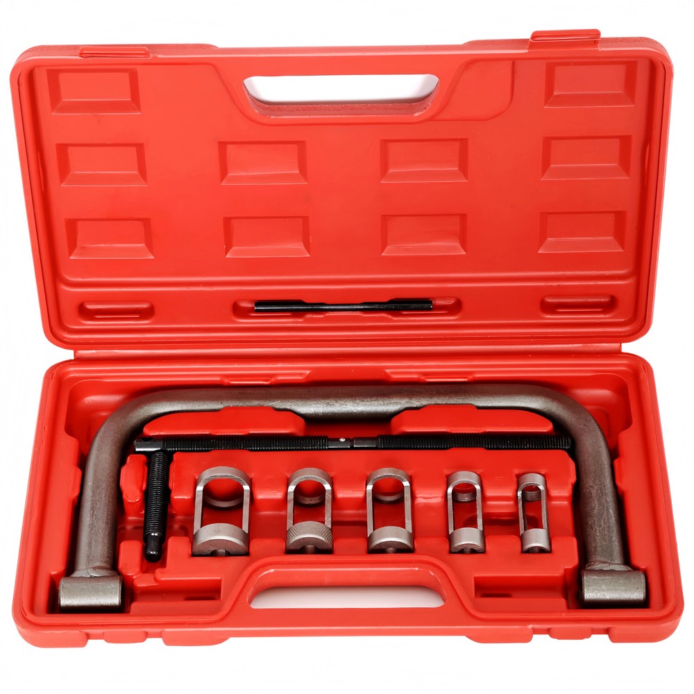 Valve Spring Compressor Set Remove&Compress Tool For Cars Van Motorbikes Kit