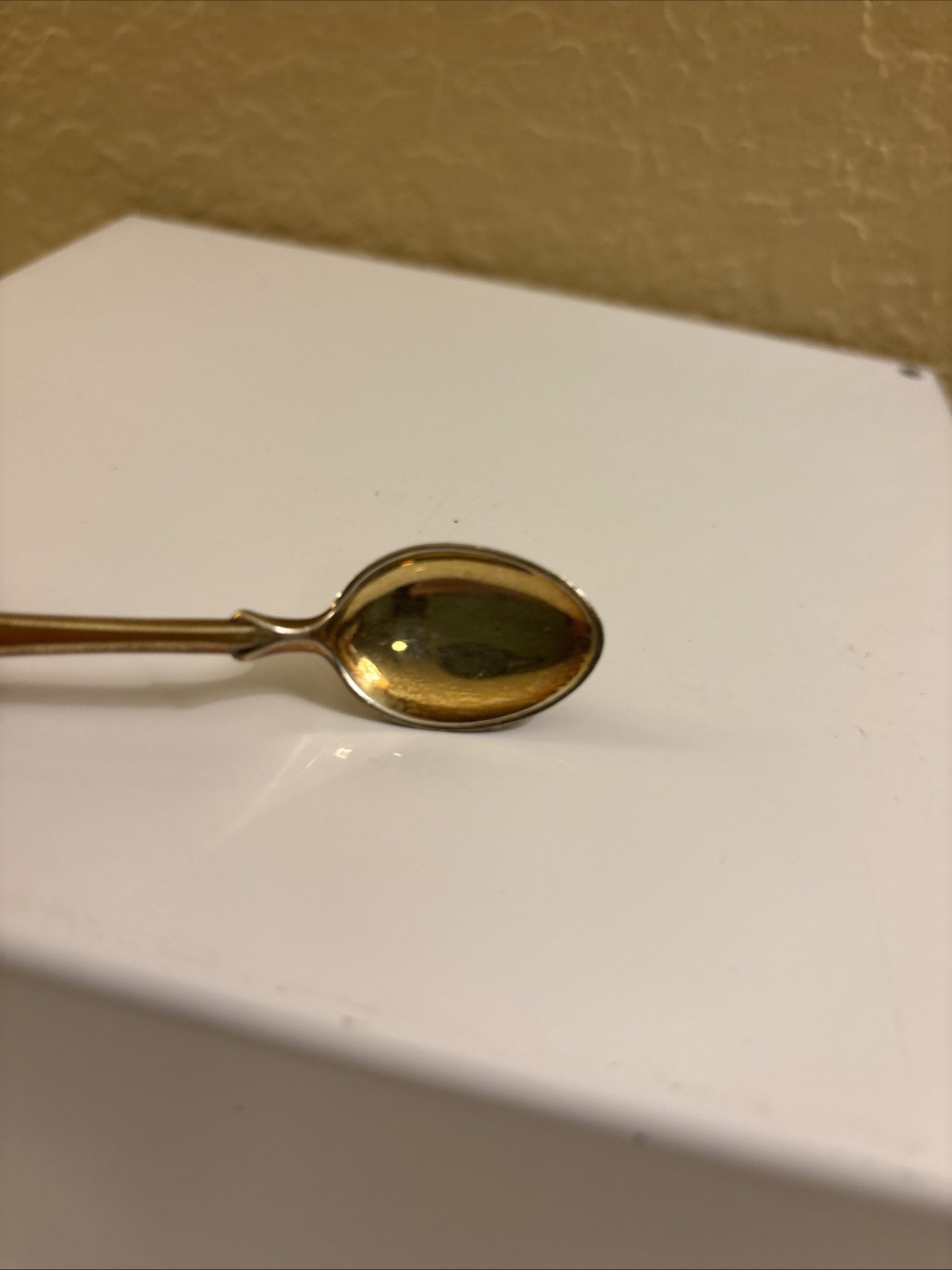 Sterling and Enamel Norway Demitasse Vintage Spoon Small. (d1