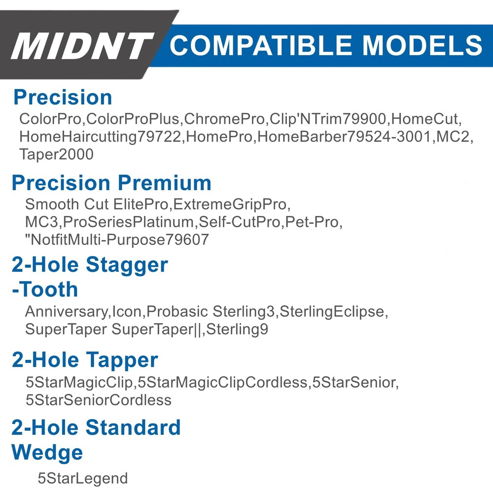 Blades for Wahl Precision Replacement Compatible with MC3 Silver