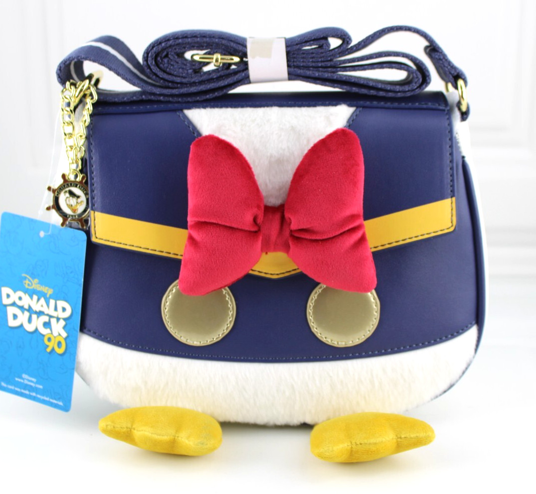 Disney Donald Duck Figural Crossbody Bag Her Universe Faux Leather New 2024