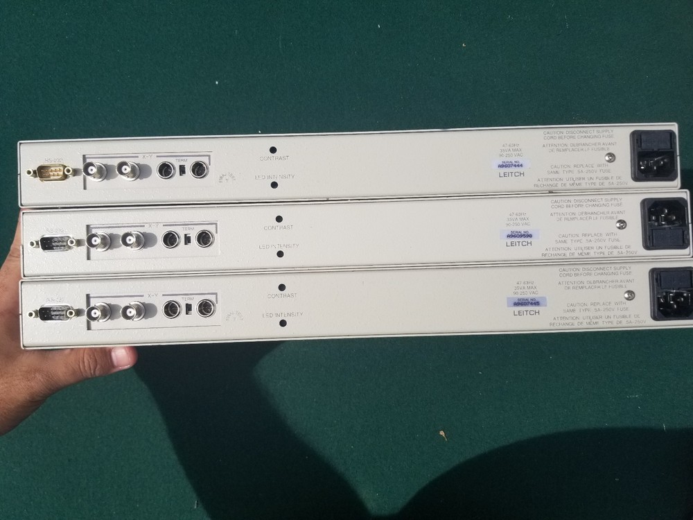 3 x Leitch RCP-ANX4 Professional Audio Video Programmable Remote Control Panel