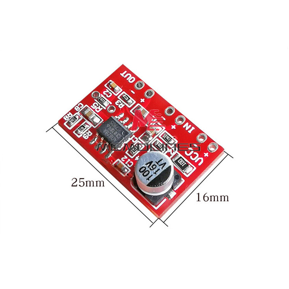 AD828 stereo dynamic microphone preamplifier board mic preamp DC 3.8V-15V