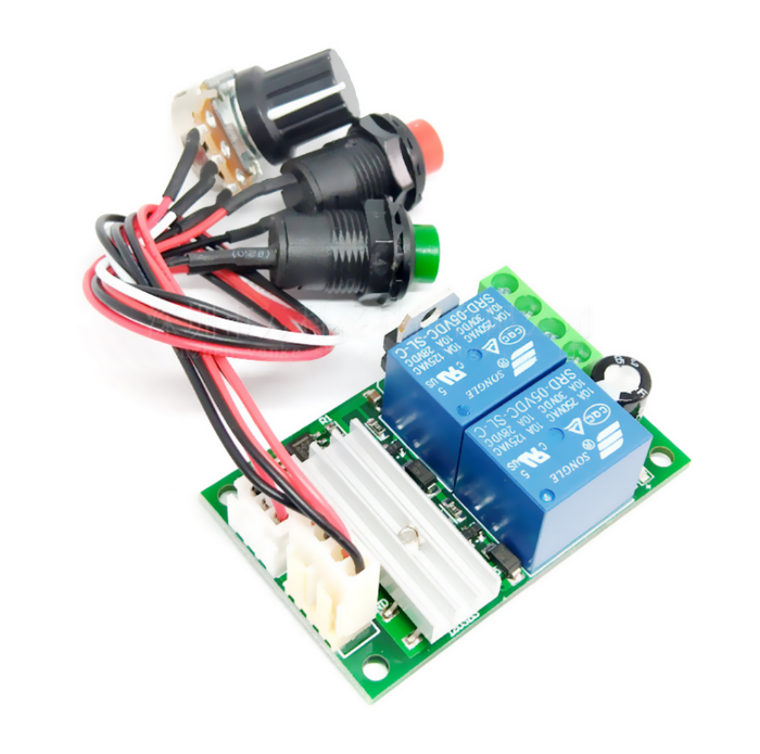 PWM DC Motor Governor 6V 12V 24V Positive and Reverse Switch Motor Controller