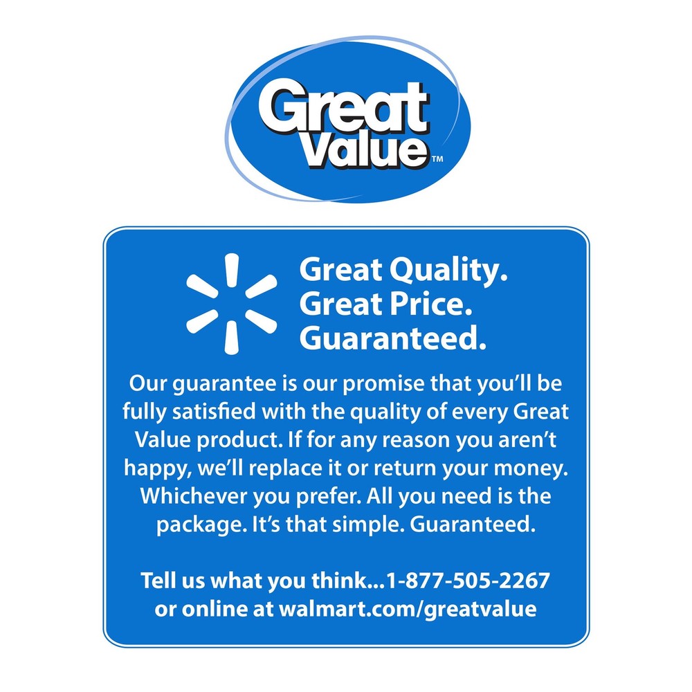 Great Value All Purpose Disposable Plastic Cups, Clear, 5 oz, 100 Count