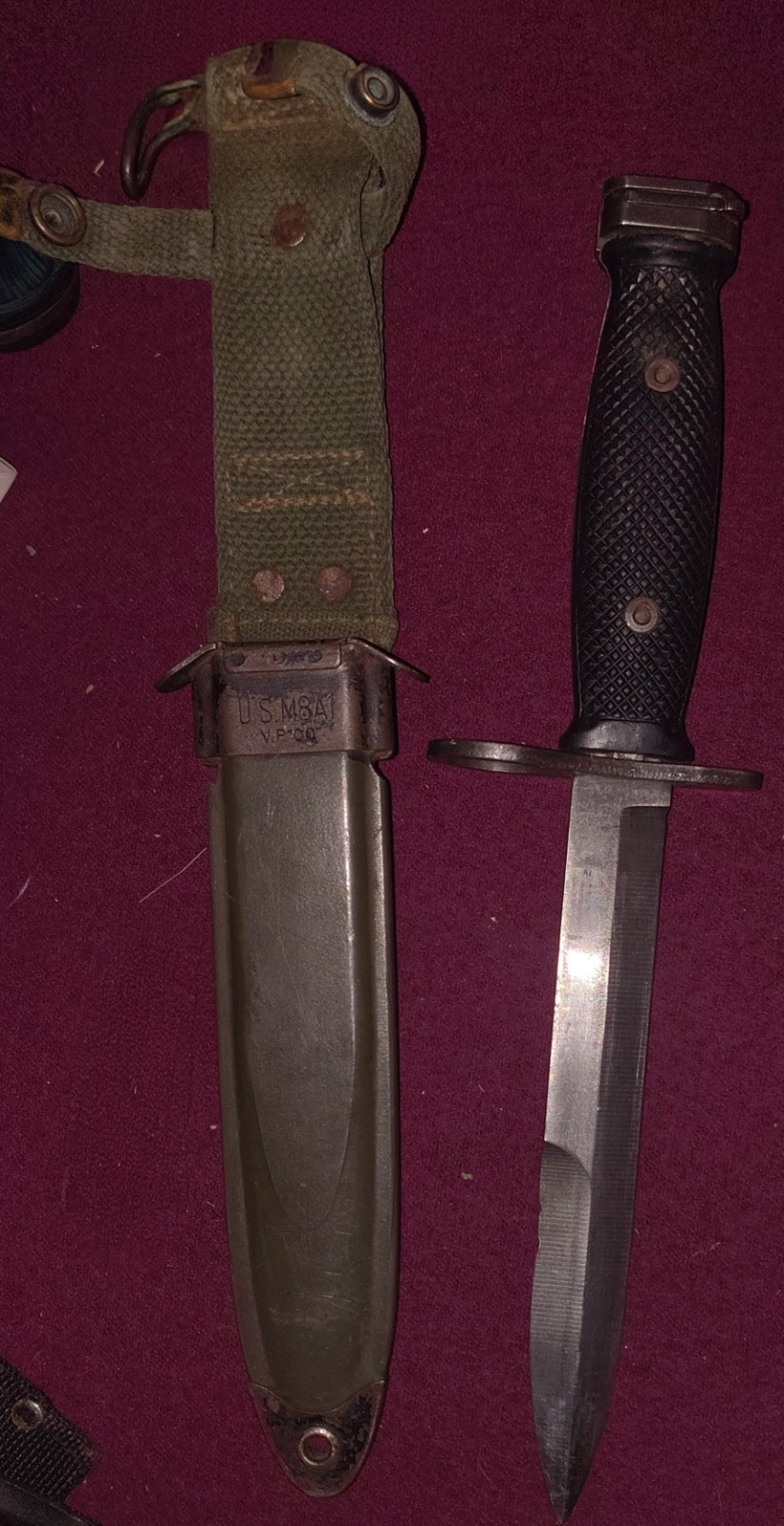 American Soldier Bayonet from Vietnam War