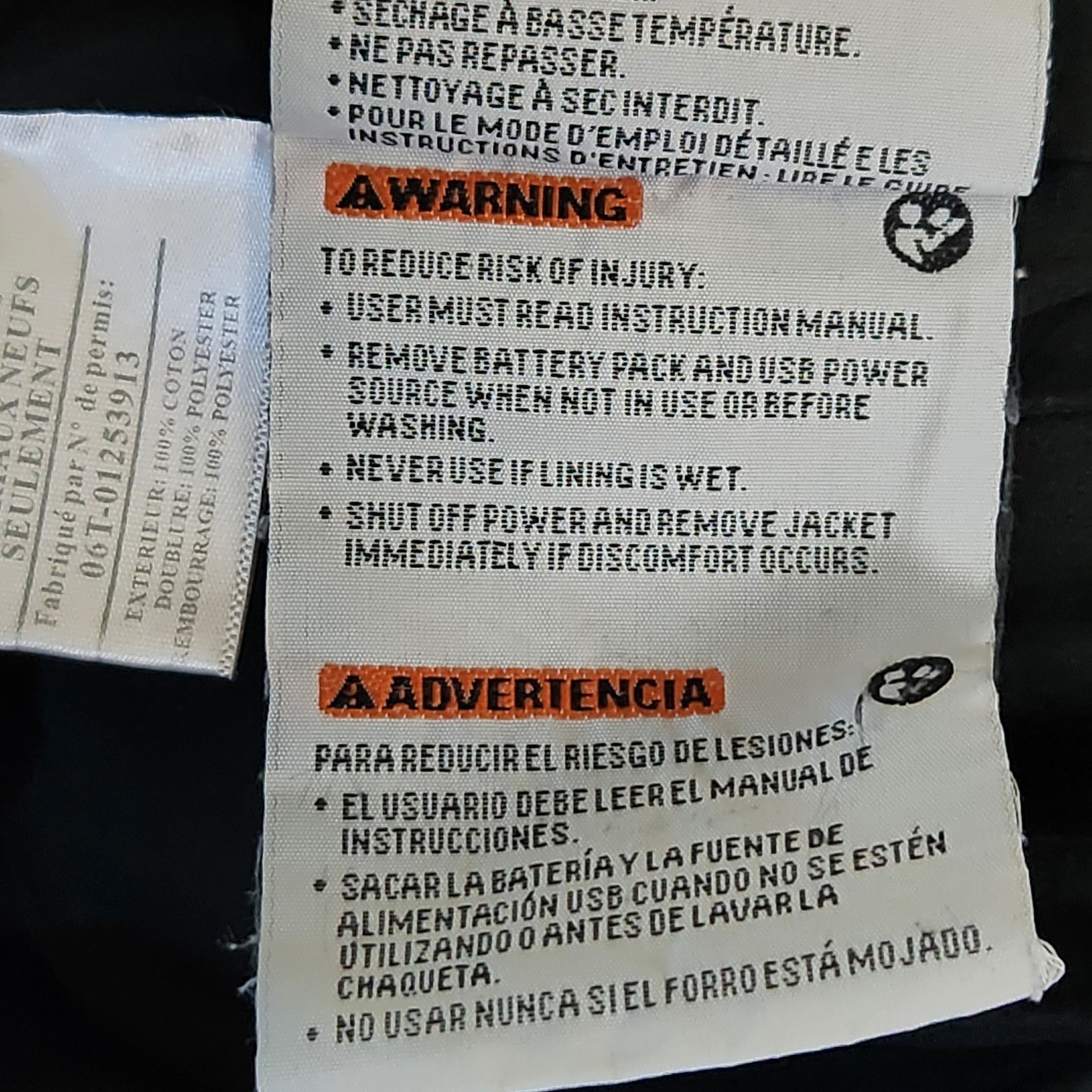 DEWALT DCHJ061 Heated Gear Hooded Work Jacket Mens Medium Faded Black Distressed