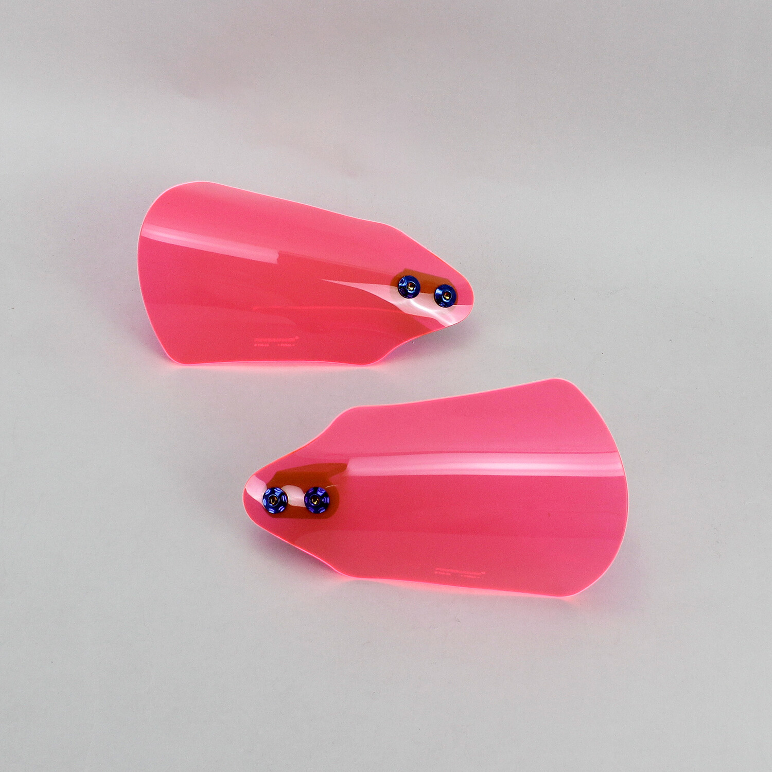 Pink Hand Grips Guard Protector Wind Deflector For Harley Dyna Fat Bob FXDL FLD