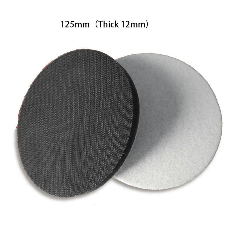 5" Interface Pad Soft Foam Pad Hook & Loop Buffer Backing Pad Sanding Polishing