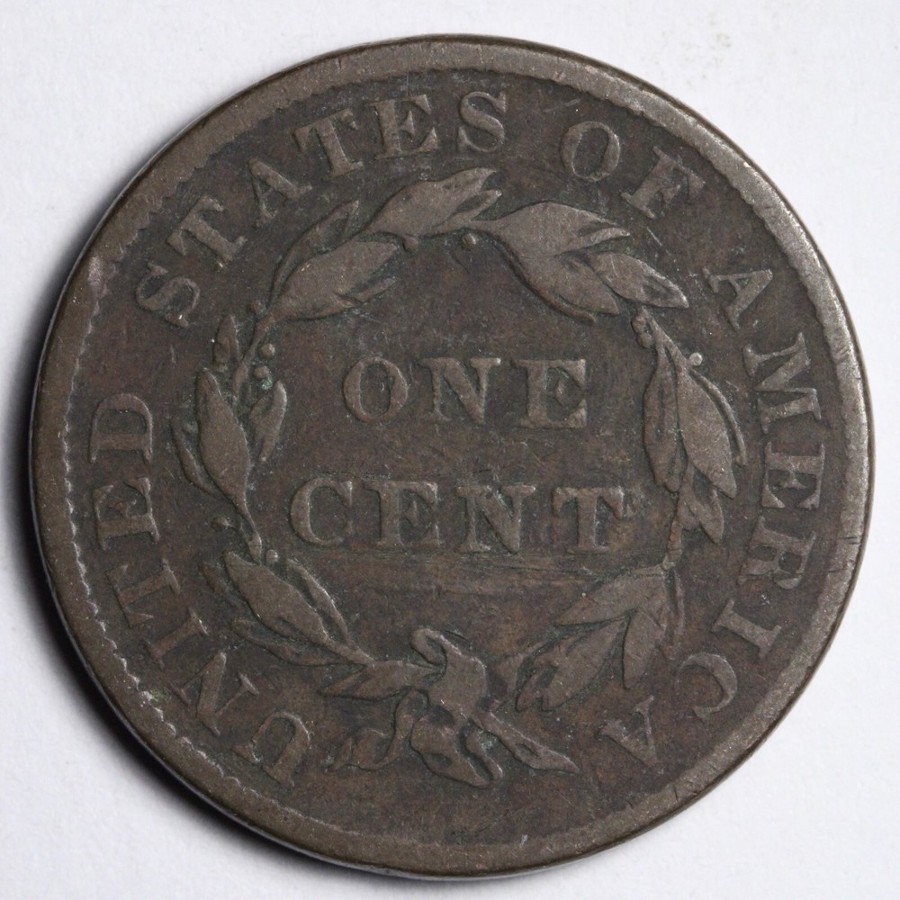 1837 Coronet Head Large Cent CHOICE FINE E142 VTCJ