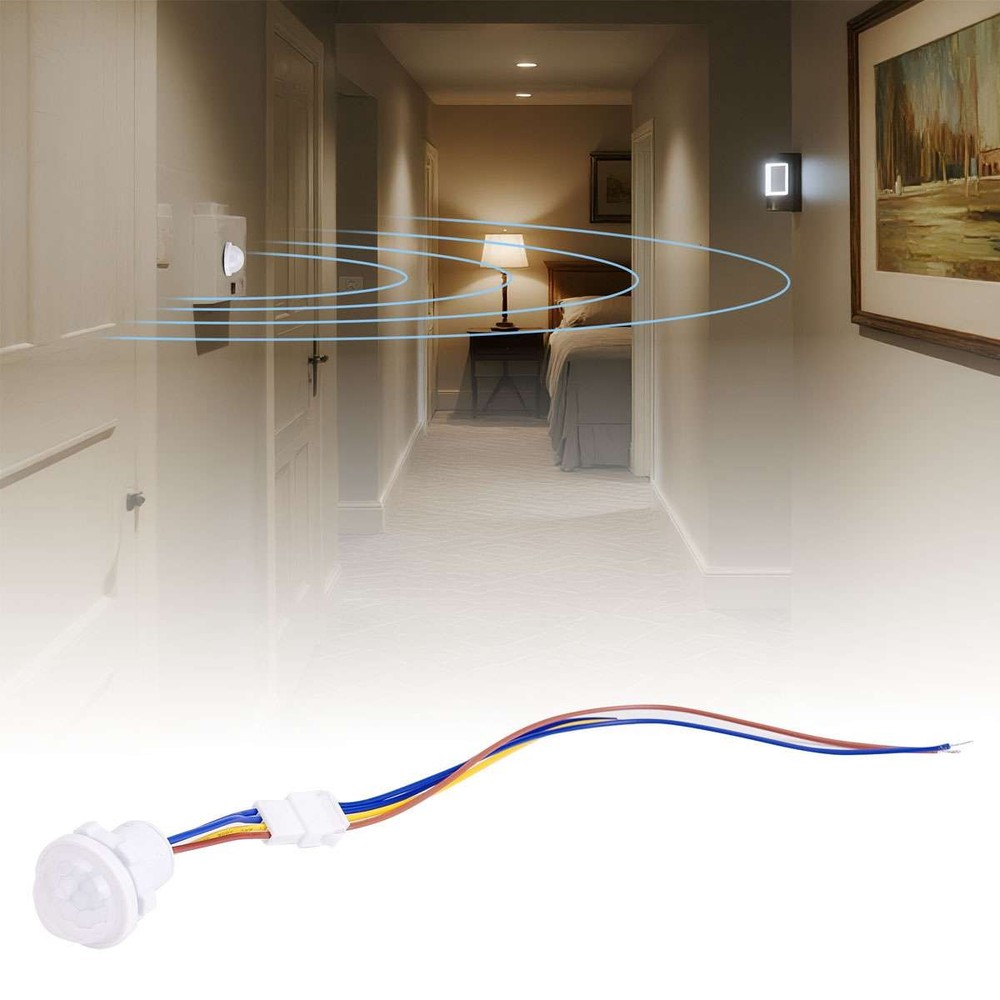 5pc PIR Infrared Motion Sensor Detector 110V Smart Switch Light Lamp Switch Auto
