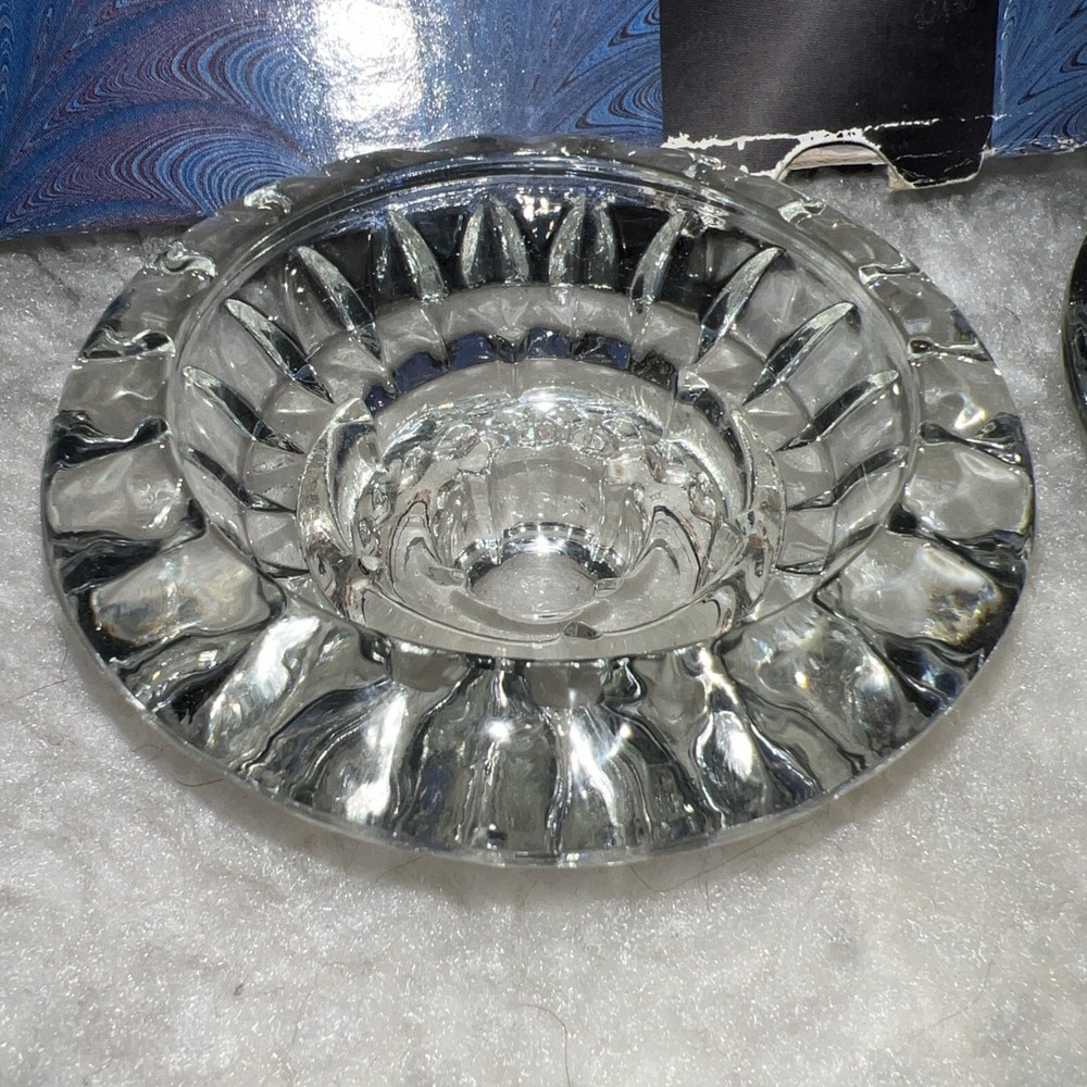 Darby Crystal Candleholder Set with Original Box