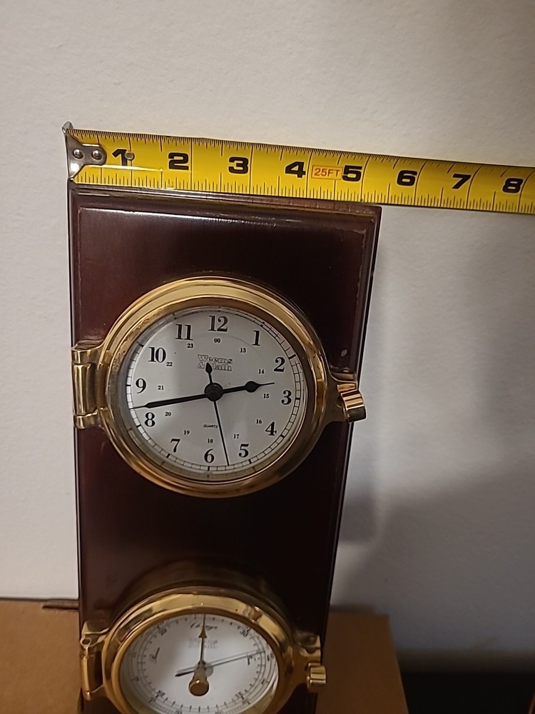 Weens And Plath Ships Clock And Barometer