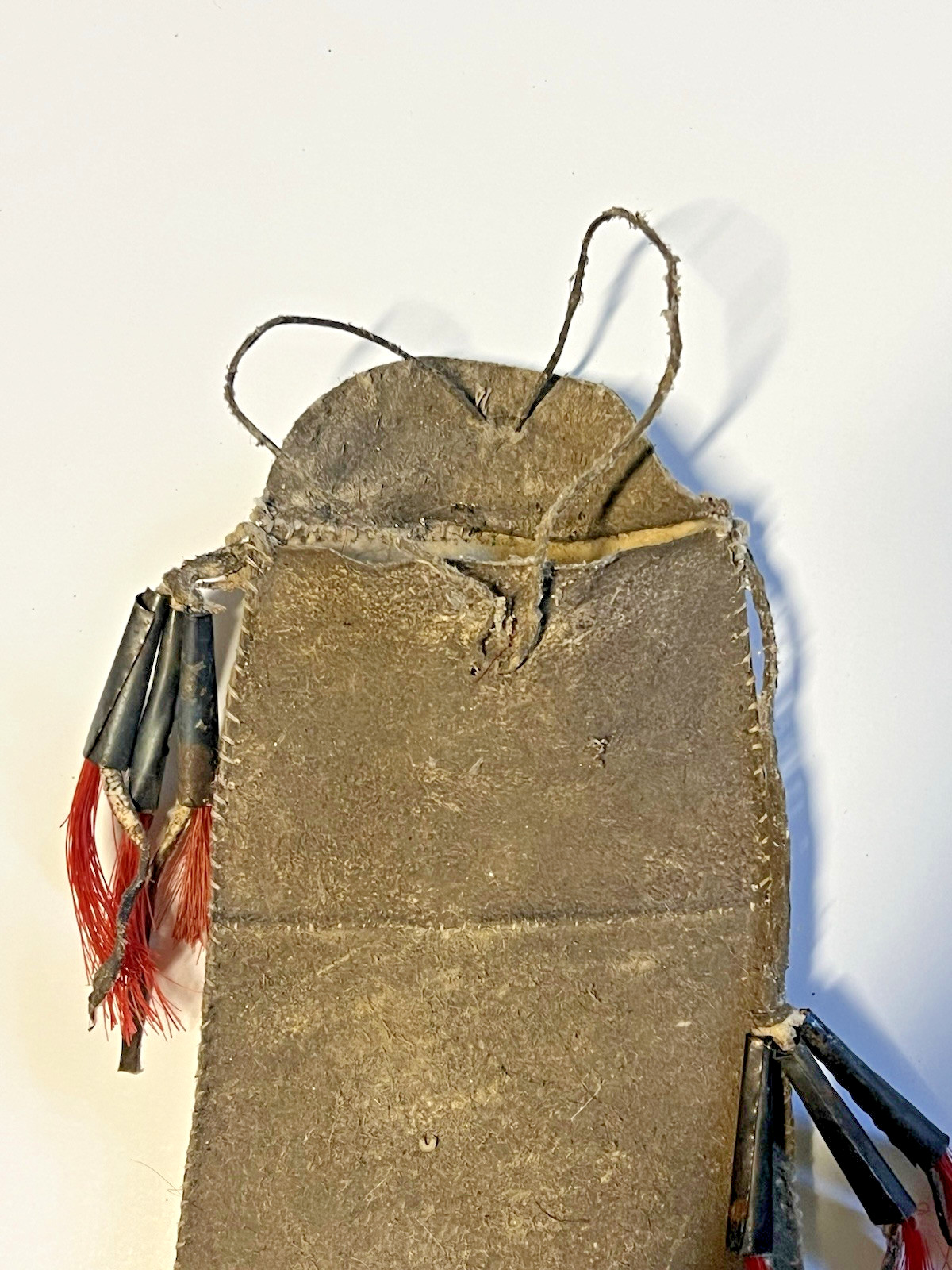 Antique Native American Indian Quilled Sheath & Knife; Late 1890's; Lot #A2