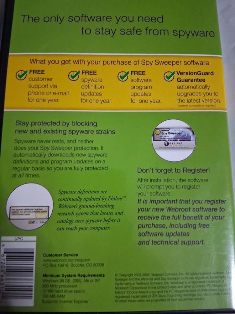 Webroot Software Spy Sweeper Tech Bench