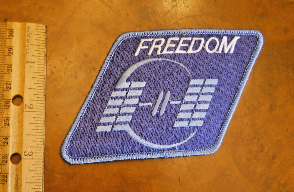 NASA FREEDOM SPACE STATION PATCH (NEW)